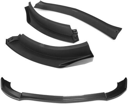 3pcs Front Bumper Lip Spoiler Body Kit Compatible with 2023-2025 Nissan Z 400Z 2024 (Painted Black) in Saudi Arabia