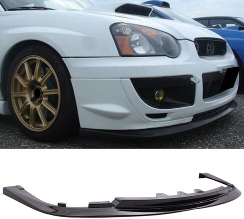شفة الوفير الأمامية متوافقة مع 2004-2005 Subaru Impreza WRX STI ، Sti Sty PP Black Front Lip Spoiliter بواسطة Ikon Motorsports in Kuwait