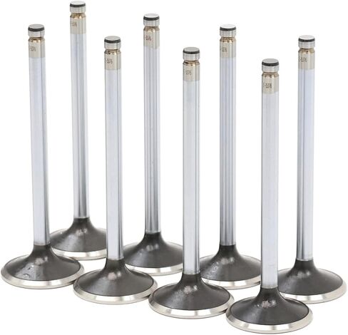 Michigan Motorsports استبدال سهم 1.59 "صمامات العادم لـ LS3 L99 L76 L77 L92 Ly6 L94 L9H L96 Port Port LS Heads 821 823 5364 (8) in Kuwait