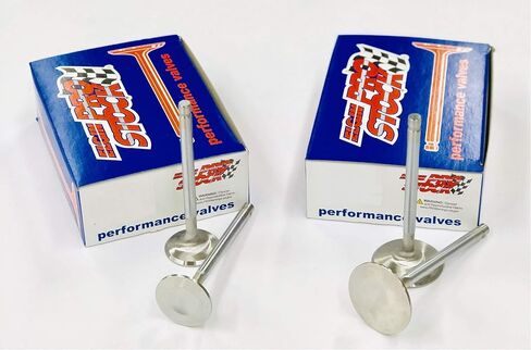 Elgin Industries Veach Stainsal Valve مجموعة 1.72 "العادم و 2.250" مدخل متوافق مع Chevy BB 396 427 454 in Saudi Arabia