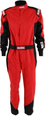RaceQuip® 130916RQP CHEVRON -1 بدلة القيادة - SFI 3.2A/1 - RED - XL in Kuwait