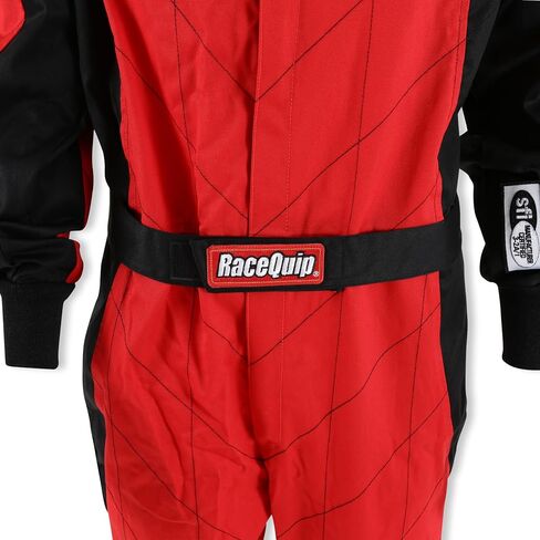 RaceQuip® 130916RQP CHEVRON -1 بدلة القيادة - SFI 3.2A/1 - RED - XL in Kuwait