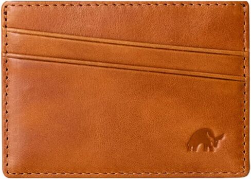 Bullstrap Leather Smart Wallet للرجال مع تعقب | Apple® ابحث عن محفظة حامل بطاقة جلدية حقيقية متوسطة الحبيبة مع تعقب مدمج | نحيف وجميل مع الزنجار الفريد | أسود in Kuwait