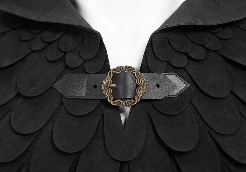 PROCOS Medieval Cowl Scaly Hat Renaissance Cape Hooded Gothic Pagan Scale Neck Armor Halloween Costume Accessory in Saudi Arabia