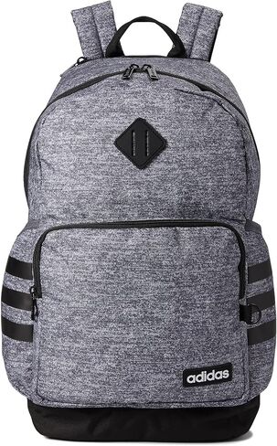 adidas 3-Stripe Classic Backpack for Men and Women, Bag with Laptop Sleeve, Meadow Floral Wonder White/Wonder White/5.0, One Size in Saudi Arabia