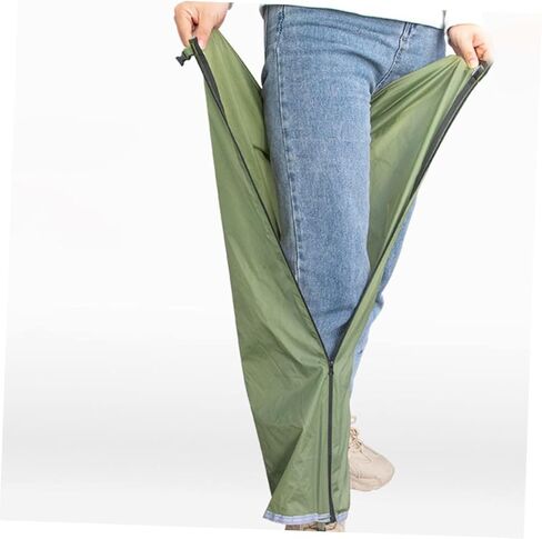 Popetpop الكبار المشي لمسافات طويلة السراويل المطر السراويل في الهواء الطلق السراويل في الهواء الطلق للسفر والتخييم تشينغ لون الزيتون الأخضر in Kuwait