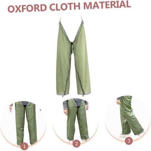 Popetpop الكبار المشي لمسافات طويلة السراويل المطر السراويل في الهواء الطلق السراويل في الهواء الطلق للسفر والتخييم تشينغ لون الزيتون الأخضر in Kuwait