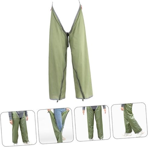 Popetpop الكبار المشي لمسافات طويلة السراويل المطر السراويل في الهواء الطلق السراويل في الهواء الطلق للسفر والتخييم تشينغ لون الزيتون الأخضر in Kuwait