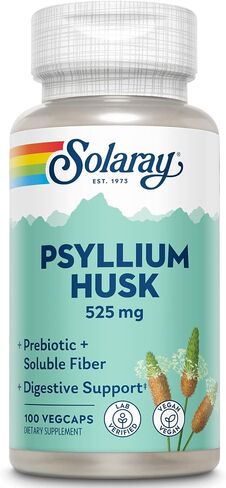 Solaray Psyllium Husk ، Cap Veg (BTL-Plastic) 525mg | 100CT in Saudi Arabia