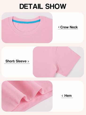Gihuo 4 Pack Boys Doys Cotton القطن القصير الأكمام قمصان ناعمة الصيف قمم للأطفال in Kuwait