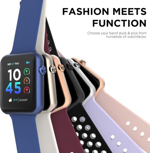 ساعة ذكية iTouch Air 4 - متتبع اللياقة البدنية، مراقب معدل ضربات القلب، وجه ساعة قابل للتخصيص - متتبع النشاط والسعرات الحرارية - أكثر من 100 وضع رياضي - اتصال بلوتوث in Kuwait