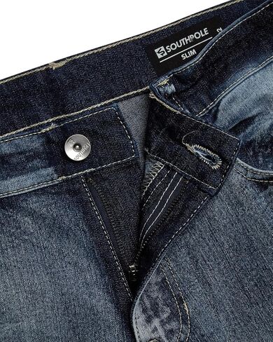 Southpole Mens Jean Shorts - Casual Stretch Jorts with Regular Fit, Distressed Ripped Denim Shorts for Men (Sizes: 29-38) in Saudi Arabia