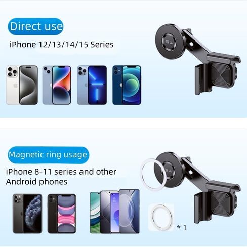 Phone Mount for Tesla Model 3 Accessories, 2024 Strongest Magnet Power Magnetic Car Phone Holder Mount for Tesla Model Y Accessories,Fits Mount for All iPhone & Android Phones with Magnetic Ring in Saudi Arabia
