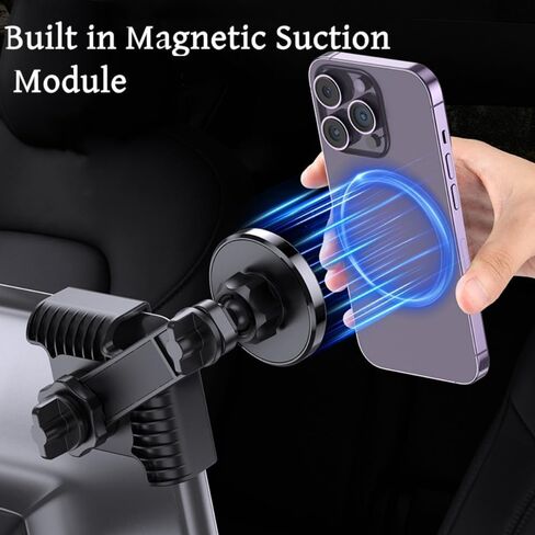 Phone Mount for Tesla Model 3 Accessories, 2024 Strongest Magnet Power Magnetic Car Phone Holder Mount for Tesla Model Y Accessories,Fits Mount for All iPhone & Android Phones with Magnetic Ring in Saudi Arabia