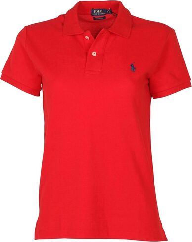 Ralph Lauren Polo Women's Classic Fit Mesh Polo Shirt (RL2000 Red, Large) in Saudi Arabia