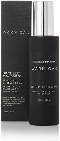 Warm Oak Room Spray - 3.5oz - Grapefruit, Spice, and Cedar Wood - For the entire home, bathroom, and travel in Saudi Arabia
