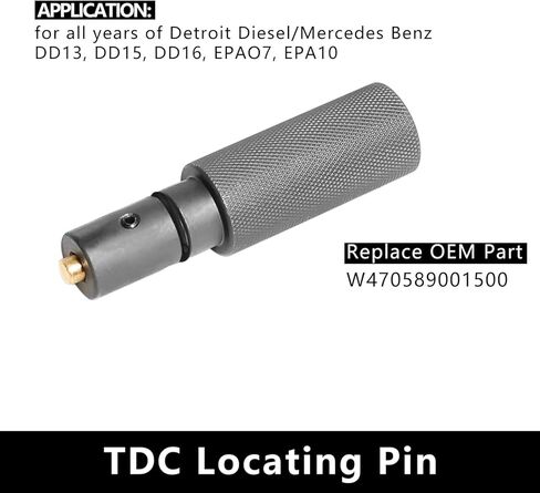 مجموعة أدوات توقيت عمود الحدبات DPTOOL متوافقة مع ديترويت ديزل DD13 DD15 DD16 محرك TDC تحديد موقع أداة ضبط الفرامل دبوس الأداة خط الوقود استبدال W47058090900 W470589104000 in Kuwait