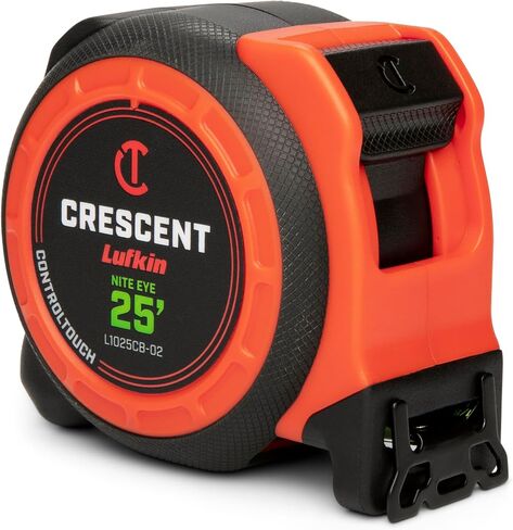Lufkin 1-3/16 x 25' Command Control Series Black Clad Tape Measure - L1025CB-02 in Saudi Arabia