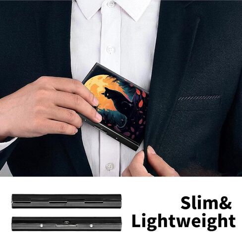 Metal Wallet for Women Men Girls, RFID Blocking Slim Aluminum Credit Card Holder, Mini Travel Wallet with Hard Shell, Lightweight ID & Business Card Case,Audio Cassette Tape in Saudi Arabia