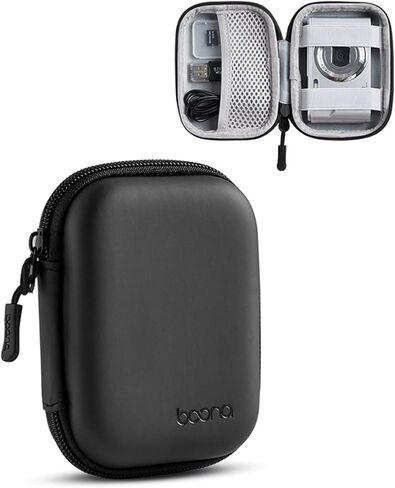 Digital Camera Case for CAMKORY, KODAK PIXPRO FZ45/FZ55, Canon IXUS 285 HS, Lecran, Small Travel Compact Camera Pouch with Mesh Pocket for Accessories SD Card (Green) in Saudi Arabia