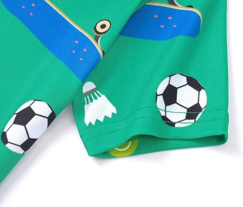 Beezizac Toddler & Little Boys Pajamas Blue Sharks 2 قطعة ناعمة Snug-Fit Shorts القصيرة والسروال PJ مجموعة Kid Size 4T-14 in Kuwait