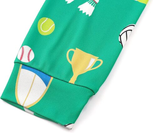 Beezizac Toddler & Little Boys Pajamas Blue Sharks 2 قطعة ناعمة Snug-Fit Shorts القصيرة والسروال PJ مجموعة Kid Size 4T-14 in Kuwait