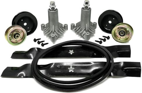 Deck Mulching Rebuild Kit Fits 42" Lt1000 Lt2000 130794 134149 144959 Length 21-1/16-Blade Specifications 7"-Height 0.134-Thickness 2.25-Width in Saudi Arabia