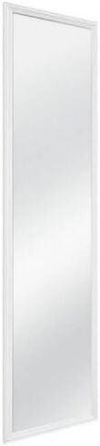 Full Length Wall Mirror, 13 x 49 inches, Rectangular Frame, White in Saudi Arabia