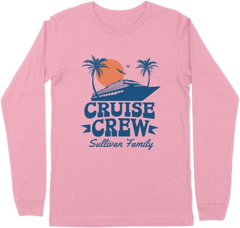 Cruise Crew Sullivan Family Kids Long Sleeve T-Shirt Youth in Kuwait