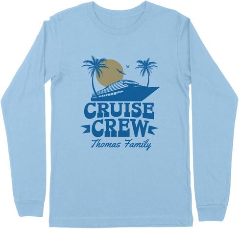 Cruise Crew Thomas Family Kids Long Sleeve T-Shirt Youth in Kuwait