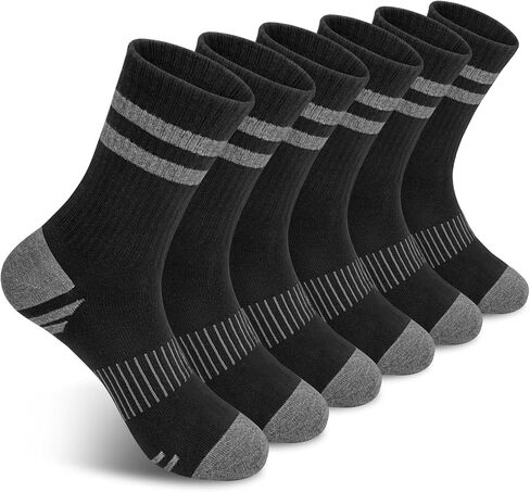 Toddler Kids Boys Basketball Athletic Crew Socks, Youth Girls Soft Cozy Casual Striped Seamless Cotton Sports Socks in Saudi Arabia