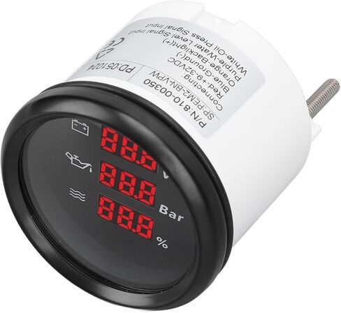 زيت ضغط الماء الرقمي على مستوى الجهد الرقمي ، مستوى ضغط مياه الزيت من 9 إلى 32 VCC (إطار أسود أسود) in Kuwait