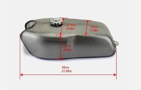 2.4 جالون 9L Universal Cafe Racer Gas Fuel Tank for Honda for Suzuki for Kawasaki for BWM R100R for Yamaha RD50 RD350 RD400 in Saudi Arabia