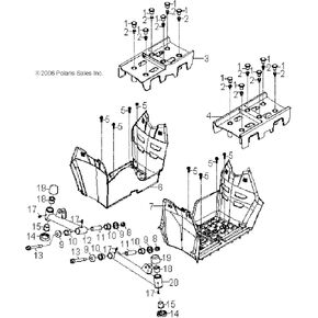 Polaris ATV Footwell ، 4 stroke ، يسار ، أسود ، جزء أصلي من OEM 0453410 ، كتي 1 in Kuwait