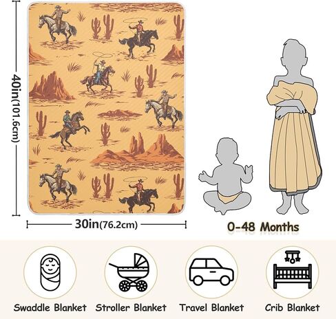 Love Music Notes Baby Blankets Soft Warm Crib Stroller Blanket for Toddler Newborn Girls Boys, 30x40in in Kuwait