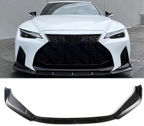 شفة 3PCS الأمامية المصد من Lexus IS300 IS350 2021-2025 BASE F Sport ABS ABAR DAM Front Chin Spoilter SPILITER LOMER in Kuwait