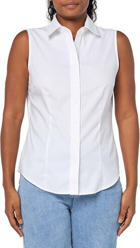 Brooks Brothers Women's Non-Iron Stretch Sleeveless Fitted Blouse in Saudi Arabia