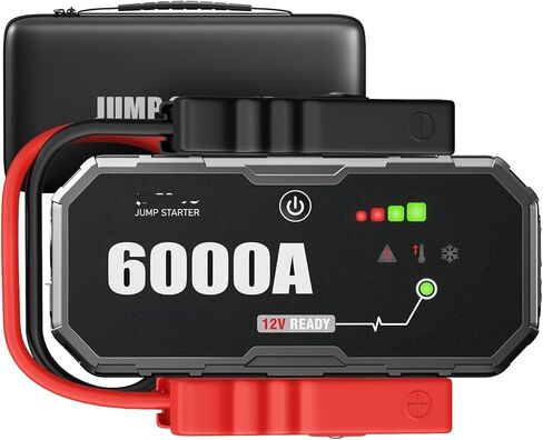 Portable 6000A 12V Starter Power Bank 12V Car Charger Booster Starting Device in Saudi Arabia