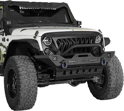 u-Box Wrangler Cladding Skid Plate Door Armor Rocker Guards Slider Compatible with Jeep Wrangler JK Unlimited 2007-2018 4-Door in Saudi Arabia