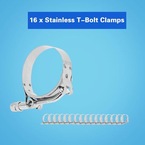 Sunroad 8pcs Universal 3 "610mm مصقول توربو توربو interbooler طقم u-pip in Kuwait