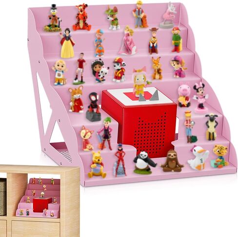 ل Tonie Shelf Magnetic ، تخزين Tonies لأشكال Tonie و 30-50 حرفًا و Toniebox للفتيات والفتيان باللون الأبيض in Kuwait