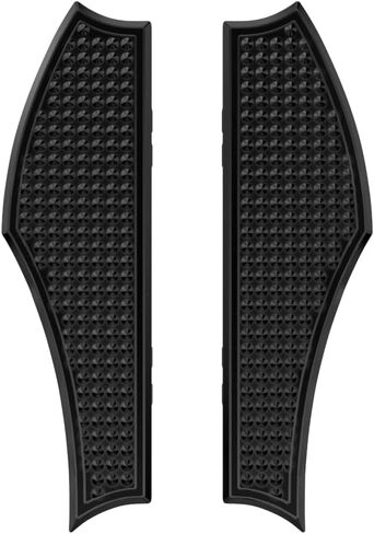 Advanblack 2024+ Road Glide Floorboards pets قدم السائق CNC Billet Front Rider Flooroards Fit Harley Touring & Softail Models (Black/Orange) in Kuwait