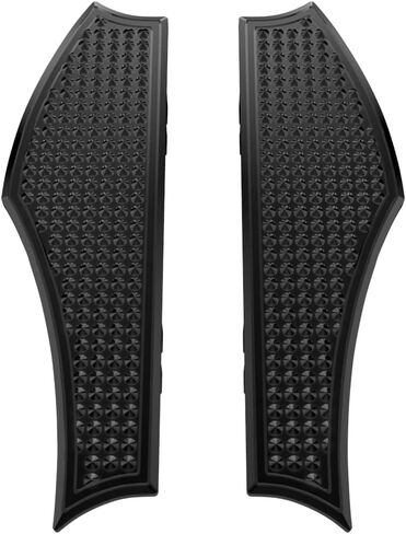 Advanblack 2024+ Road Glide Floorboards pets قدم السائق CNC Billet Front Rider Flooroards Fit Harley Touring & Softail Models (Black/Orange) in Kuwait