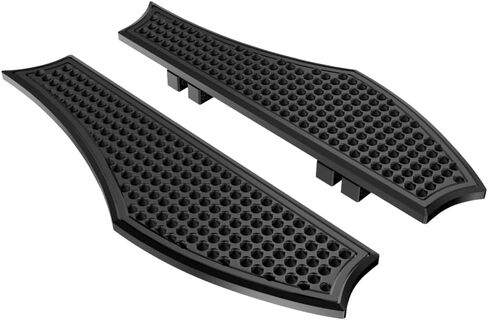 Advanblack 2024+ Road Glide Floorboards pets قدم السائق CNC Billet Front Rider Flooroards Fit Harley Touring & Softail Models (Black/Orange) in Kuwait