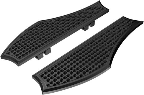 Advanblack 2024+ Road Glide Floorboards pets قدم السائق CNC Billet Front Rider Flooroards Fit Harley Touring & Softail Models (Black/Orange) in Kuwait