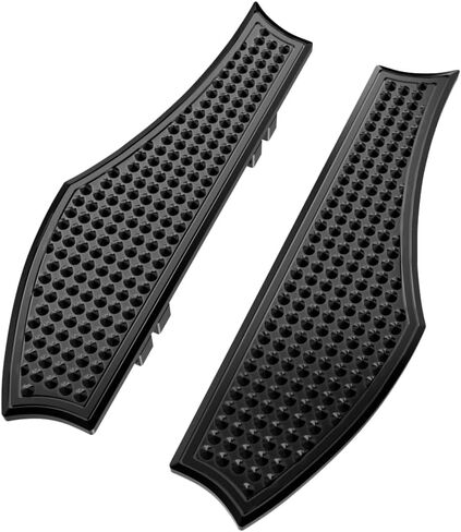 Advanblack 2024+ Road Glide Floorboards pets قدم السائق CNC Billet Front Rider Flooroards Fit Harley Touring & Softail Models (Black/Orange) in Kuwait