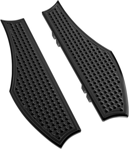 Advanblack 2024+ Road Glide Floorboards pets قدم السائق CNC Billet Front Rider Flooroards Fit Harley Touring & Softail Models (Black/Orange) in Kuwait