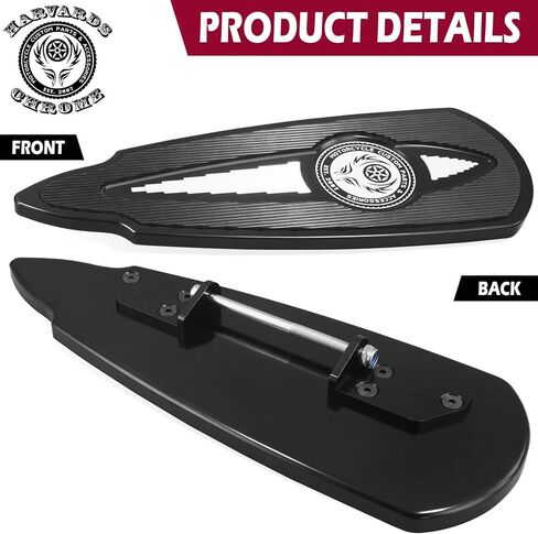 Rider Floorboards for Roadmaster Challenger Pursuit Chieftain Springfield 2014-2025 (Rider-Gloss Black) in Saudi Arabia