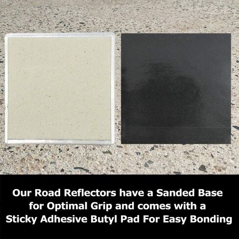 علامة ممر الطريق الأزرق العاكس (10 حزمة) - علامات الرصيف الزرقاء الحريق - نقطة النقطة بيل -N -ال لاتمة in Kuwait