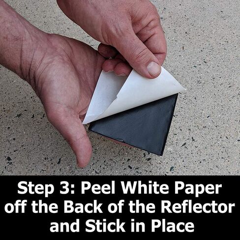 علامة ممر الطريق الأزرق العاكس (10 حزمة) - علامات الرصيف الزرقاء الحريق - نقطة النقطة بيل -N -ال لاتمة in Kuwait